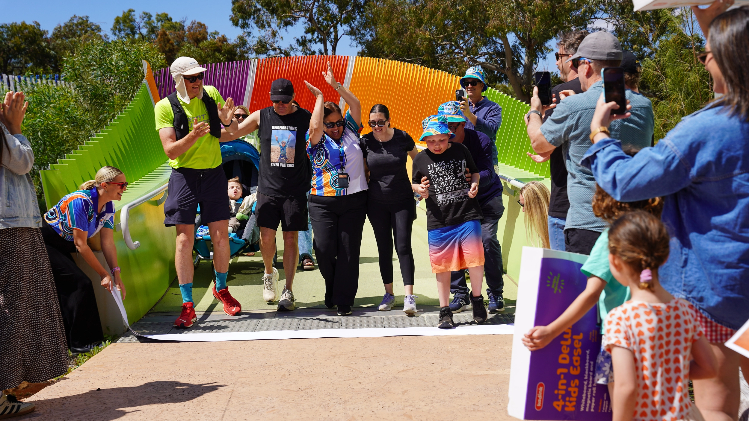 jacob byrne at the finish line
